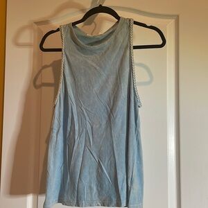 Truly, madly, deeply chambray cotton tank size small pit to pit 16 inch NWT👕